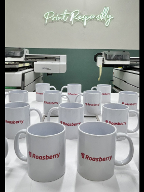 Porselen Süblimasyon Klasik Silindir Promosyon Kupa Bardak - Kutulu