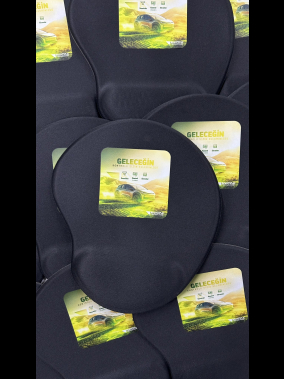 Addison 300152 Siyah Bileklikli Ekstra Kauçuk Kaplamalı Mouse Pad