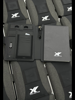 6.500 mAh Wireless Kablosuz Şarj Özellikli Organizer Ajanda Powerbank