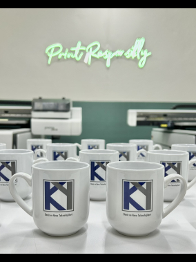 Porselen  Beyaz Bone Promosyon Kupa Bardak - Kutulu