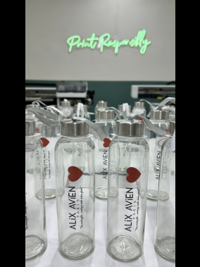 500 ml Cam Matara Şu Şişesi Kılıfsız