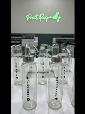 500 ml Cam Matara Şu Şişesi Kılıfsız