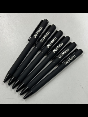 Çevirmeli Rubber Gövde Metal Tükenmez Kalem