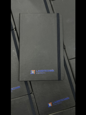 13 x 21 cm Termo PU Sert Kapaklı Tarihsiz EKONOMİK Defter, 160 Sayfa, 60 gr Holmen Krem Çizgili İç Kağıt, Esnek Kapak Lastikli, Kalem Tutuculu