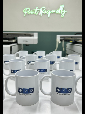 Porselen Süblimasyon Klasik Silindir Promosyon Kupa Bardak - Kutulu