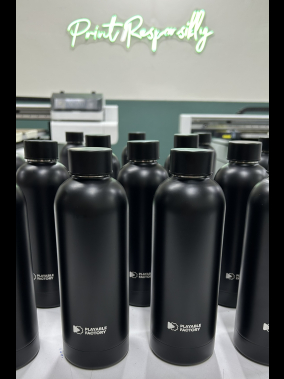 500 ml Geri Dönüştürülmüş Paslanmaz Çelik Termos Şişe - Çift Duvarlı