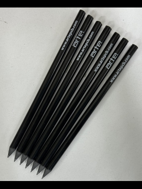 Natural  Yuvarlak Siyah Latalı Kurşun Kalem