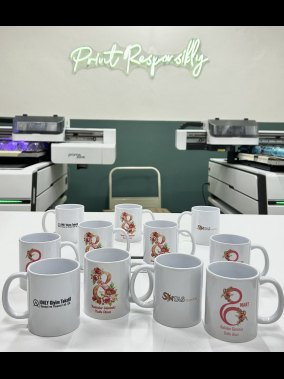 Porselen Süblimasyon Klasik Silindir Promosyon Kupa Bardak - Kutulu