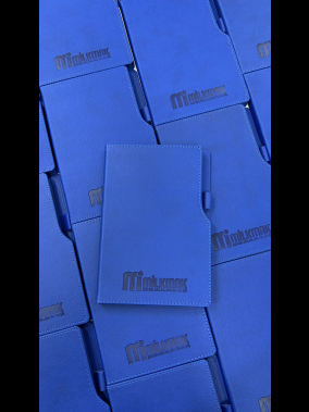 14,5 x 21 cm Termo Deri PU Sert Kapaklı Tarihsiz Defter, 224 Sayfa, 80 gr Ivory Krem Çizgili İç Kağıt, Kenar Boyalı, Kalem Tutuculu