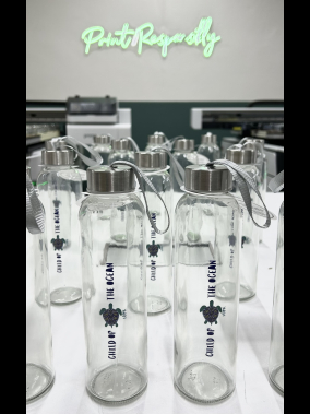 500 ml Cam Matara Şu Şişesi Kılıfsız