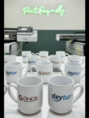 Porselen  Beyaz Bone Promosyon Kupa Bardak - Kutulu