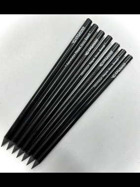 Natural  Yuvarlak Siyah Latalı Kurşun Kalem