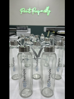 500 ml Cam Matara Şu Şişesi Kılıfsız