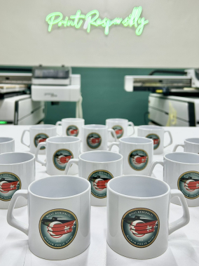 Porselen Süblimasyon Kısa Promosyon Kupa Bardak - Kutulu