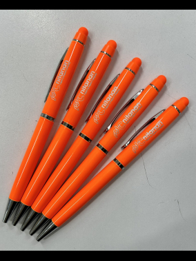 Çevirmeli Metal Dokunmatikli Touchpen Tükenmez Kalem