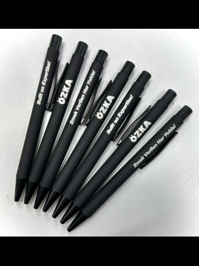 Rubber  Gövde Metal Tükenmez Kalem