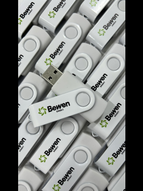 32 GB Renkli Baskı Döner Metal Başlıklı USB Bellek