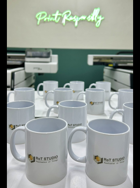 Porselen Süblimasyon Klasik Silindir Promosyon Kupa Bardak - Kutulu