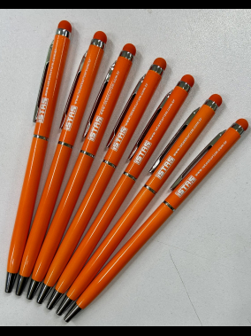 Metal Tükenmez Çevirmeli Touchpen Dokunmatik Kalem