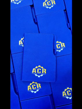 14,5 x 21 cm Termo Deri PU Sert Kapaklı Tarihsiz Defter, 224 Sayfa, 80 gr Ivory Krem Çizgili İç Kağıt, Kenar Boyalı, Kalem Tutuculu