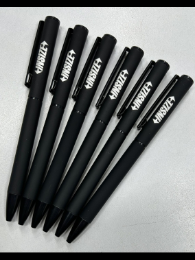 Rubber Gövdeli Çevirmeli Metal Tükenmez Kalem