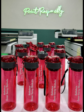 500 ML Detoks Filtreli Plastik Su Şişesi