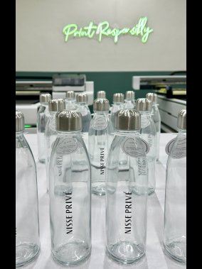 650 ml Renkli Cam Su Şişesi