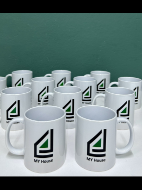 Porselen Süblimasyon Klasik Silindir Promosyon Kupa Bardak - Kutulu