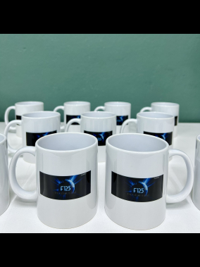 Porselen Süblimasyon Klasik Silindir Promosyon Kupa Bardak - Kutulu