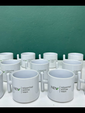 Süblimasyon Porselen T Kupa Bardak - Kutulu
