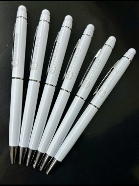 Çevirmeli Metal Dokunmatikli Touchpen Tükenmez Kalem