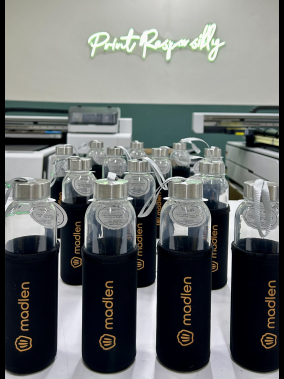 500 ml Kılıflı Cam Şişe