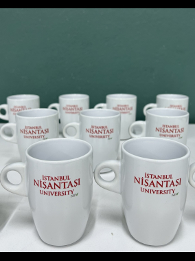 Süblimasyon Porselen Beyaz Latte Promosyon Kupa Bardak - Kutulu