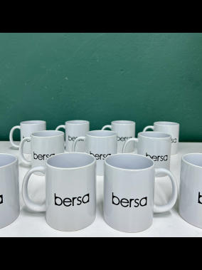 Porselen Süblimasyon Klasik Silindir Promosyon Kupa Bardak - Kutulu