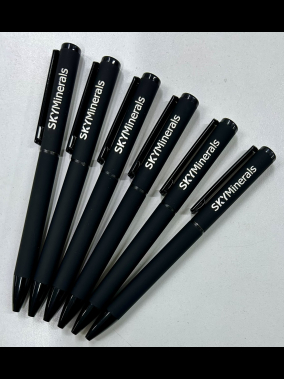 Çevirmeli Rubber Gövde Metal Tükenmez Kalem