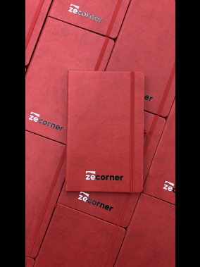 13 x 21 cm Termo PU Sert Kapaklı Tarihsiz Defter, 196 Sayfa, 80 gr Ivory Krem Çizgili İç Kağıt, Renkli Kenarlı, Esnek Lastikli, Kalem Tutuculu