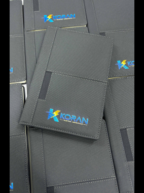 15 x 21 cm Termo Deri Sert Kapaklı Tarihsiz Defter, 224 Sayfa, 80 gr Çizgili İç Kağıt, Telefon - Kart - Kalem Cepli