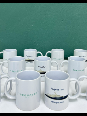 Porselen Süblimasyon Klasik Silindir Promosyon Kupa Bardak - Kutulu