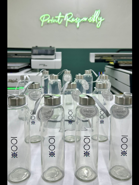 500 ml Cam Matara Şu Şişesi Kılıfsız