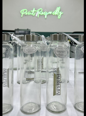 500 ml Cam Matara Şu Şişesi Kılıfsız