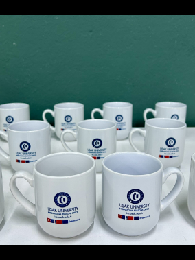 Porselen  Beyaz Bone Promosyon Kupa Bardak - Kutulu