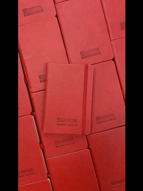 9 x 14 cm Termo Deri Kapaklı Cep Boy Tarihsiz Defter 192 Sayfa 80 gr Ivory Krem İç Kağıt Çizgili