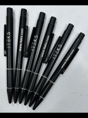 Jel Refil Basmalı Metal Tükenmez Kalem