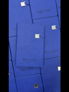 13 x 21 cm Termo Deri Kapaklı Manyetik Tokalı Defter 224 Sayfa 80 gr Ivory Krem İç Kağıt Çizgili