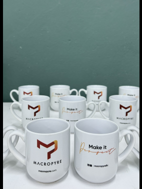 Porselen  Beyaz Bone Promosyon Kupa Bardak - Kutulu