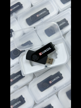 16 GB Renkli Baskı Döner Metal Başlıklı USB Bellek
