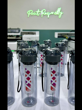 500 ML Detoks Filtreli Plastik Su Şişesi