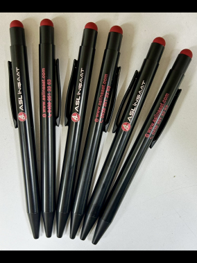 Lazer Baskıyla Renk Değişen Touchpen Metal Kalem