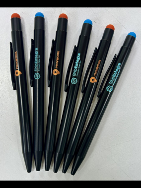 Lazer Baskıyla Renk Değişen Touchpen Metal Kalem