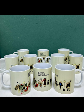 Porselen Süblimasyon Klasik Silindir Promosyon Kupa Bardak - Kutulu